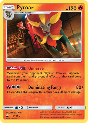Pyroar card image