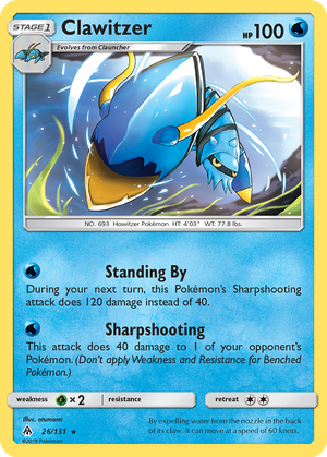 Clawitzer card image
