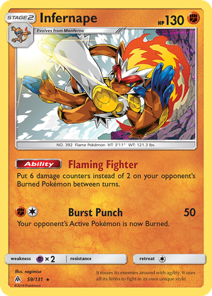 Infernape card image