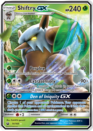 Shiftry GX card image