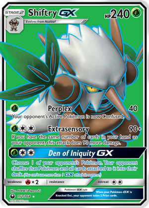 Shiftry GX card image