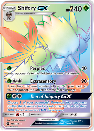 Shiftry GX card image