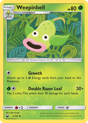 Weepinbell card image