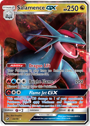 Salamence GX card image