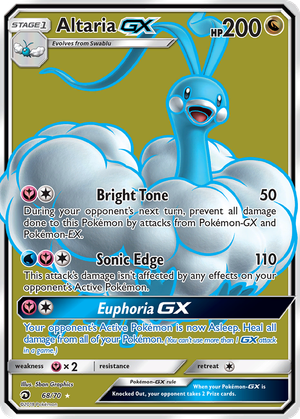 Altaria GX card image