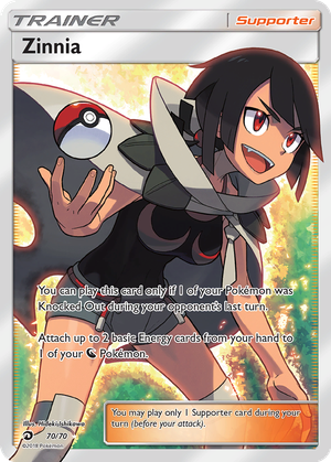 Zinnia card image