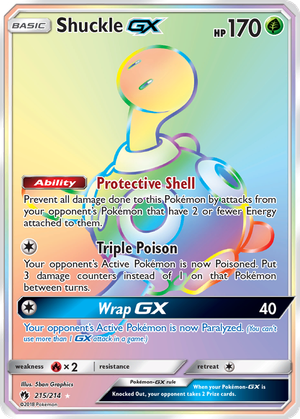 Shuckle GX card image