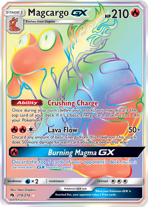 Magcargo GX card image