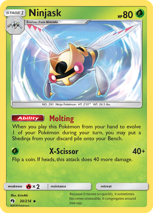 Ninjask card image