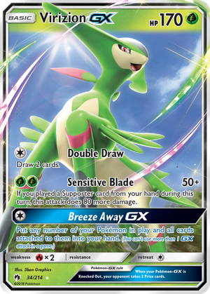 Virizion GX card image