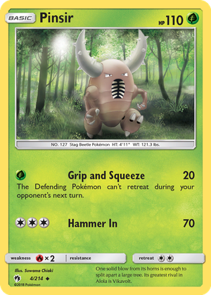 Pinsir card image