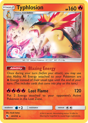 Typhlosion card image