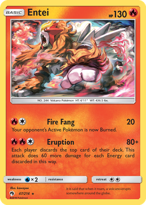Entei card image