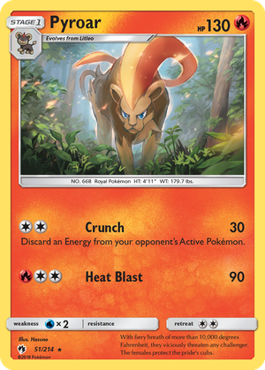 Pyroar card image