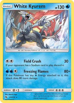 White Kyurem card image
