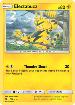 Electabuzz card image