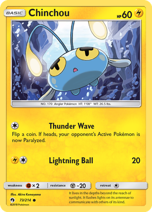 Chinchou card image