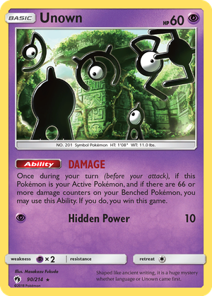 Unown card image