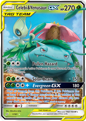 Celebi & Venusaur GX card image
