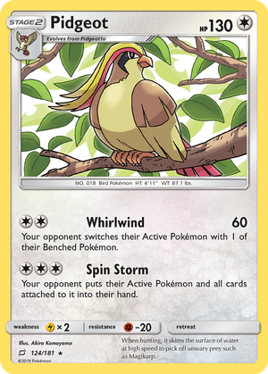 Pidgeot card image