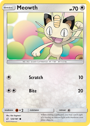 Meowth card image
