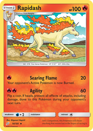 Rapidash card image