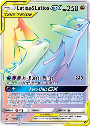 Latias & Latios GX card image