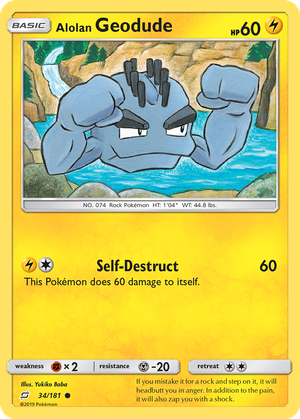 Alolan Geodude card image