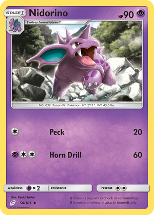 Nidorino card image