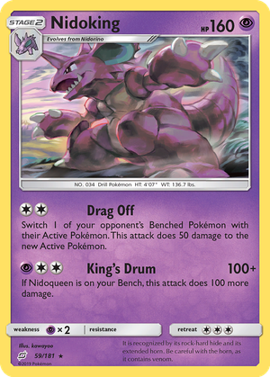 Nidoking card image