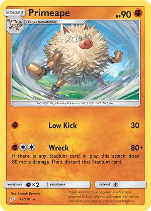 Primeape card image