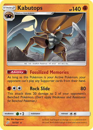 Kabutops card image