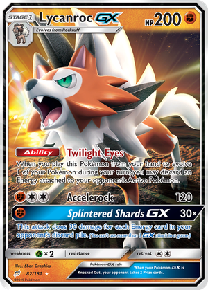 Lycanroc GX card image