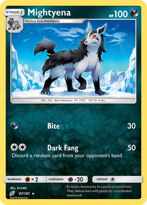 Mightyena card image