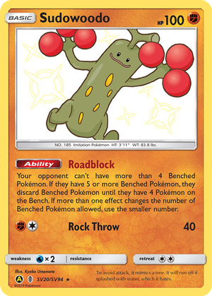 Sudowoodo card image