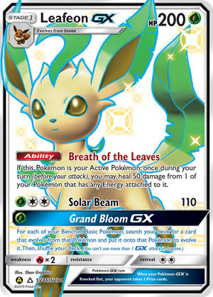 Leafeon GX card image