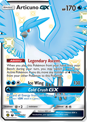 Articuno GX card image