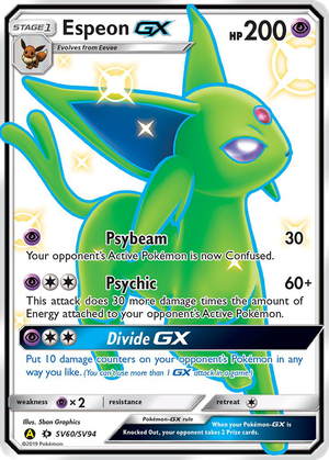 Espeon GX card image