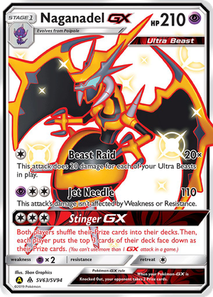 Naganadel GX card image