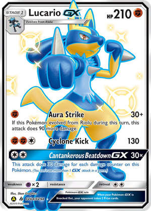 Lucario GX card image