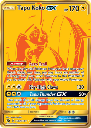 Tapu Koko GX card image
