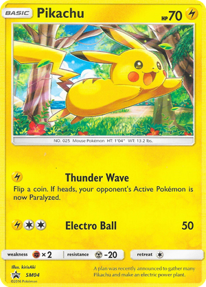 Pikachu card image