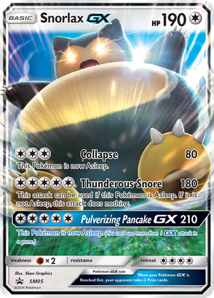 Snorlax GX card image
