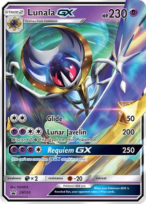 Lunala GX card image