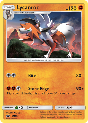 Lycanroc card image