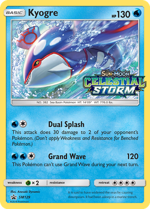 Kyogre card image