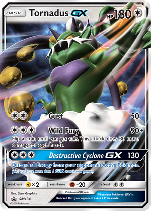 Tornadus GX card image