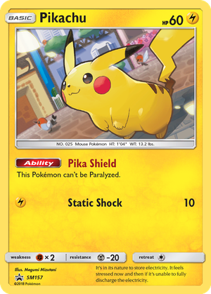Pikachu card image
