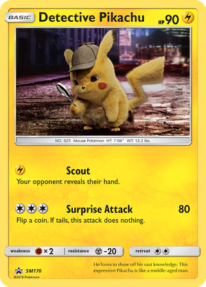 Detective Pikachu card image