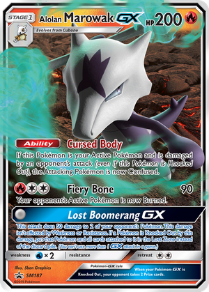 Alolan Marowak GX card image